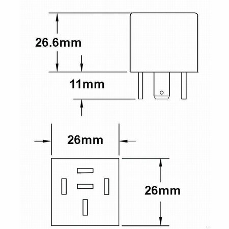 HELLA RELAY 12V 20/40A SPD 931680011